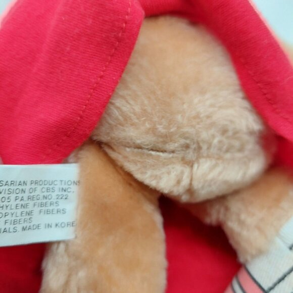 Alvin Chipmunk 10" Plush Stuffed Animal 1983 CBS Toys READ - Picture 10 of 10